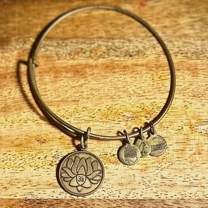Alex & Ani Bangle Bracelet, Lotus Flower